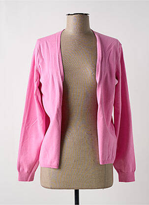 Gilet manches longues rose STREET ONE pour femme