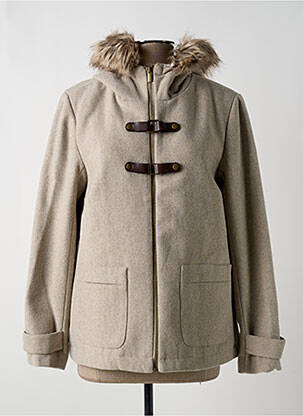 Manteau court beige CREAM pour femme