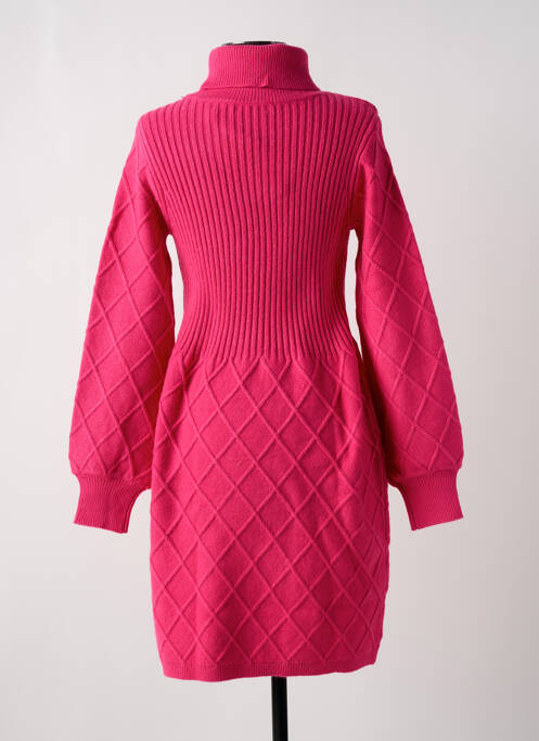 Robe pull coupe cintrée manches longues rose ESQUALO femme