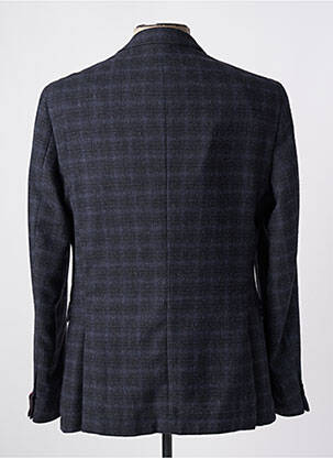Blazer tissage chiné bleu THOMAS GOODWIN homme