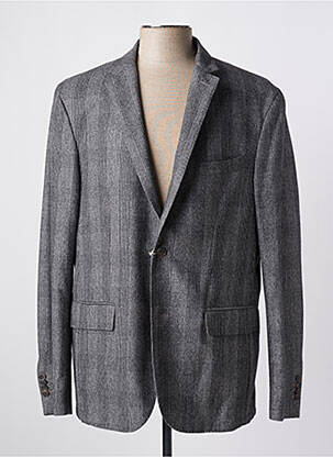 Blazer tissage chiné gris HARTFORD homme
