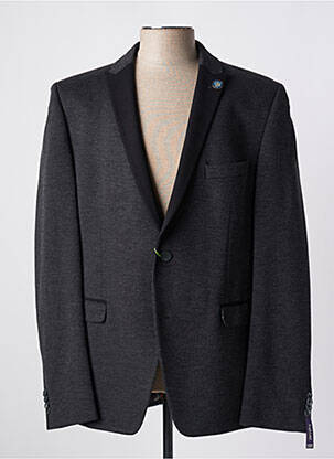 Blazer tissage chiné gris PURPLE LABEL BY BENVENUTO homme