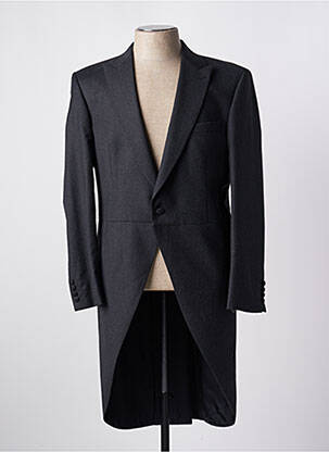 Blazer tissage chiné noir MASTERHAND homme