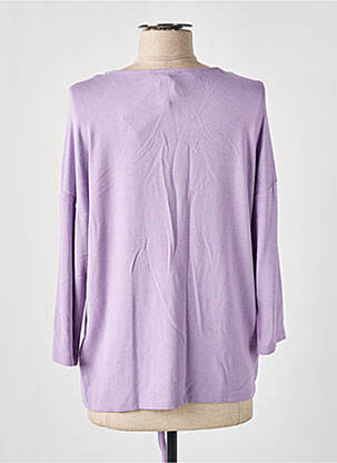 Top stretch manches 3/4 violet STREET ONE femme