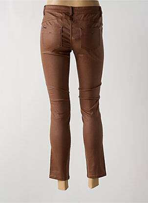 Pantalon slim stretch taille normale marron STREET ONE femme