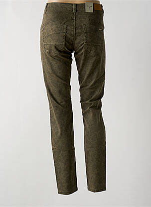 Pantalon slim taille normale taille normale vert CREAM femme