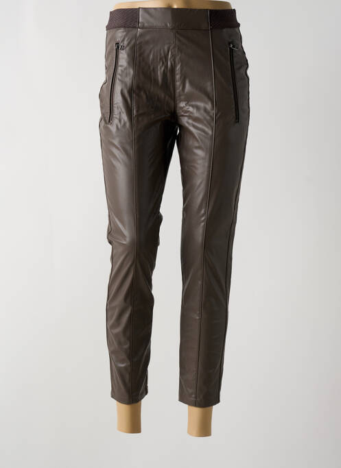 Pantalon 7/8 marron STREET ONE pour femme