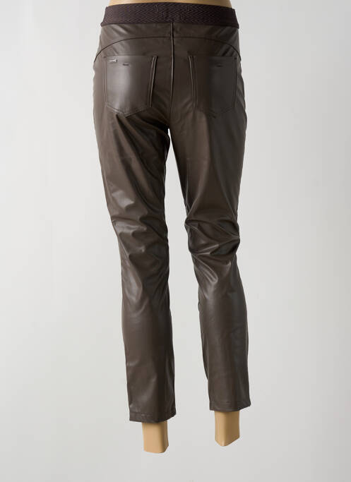 Pantalon 7/8 marron STREET ONE pour femme