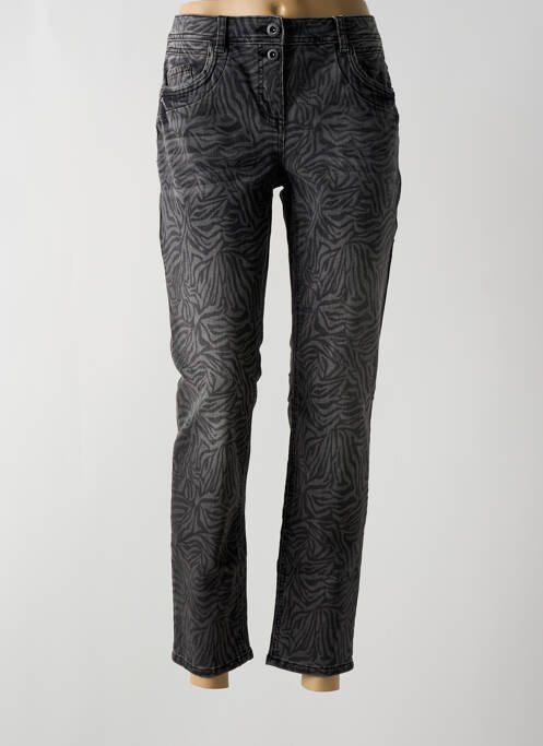 Pantalon slim gris CECIL pour femme