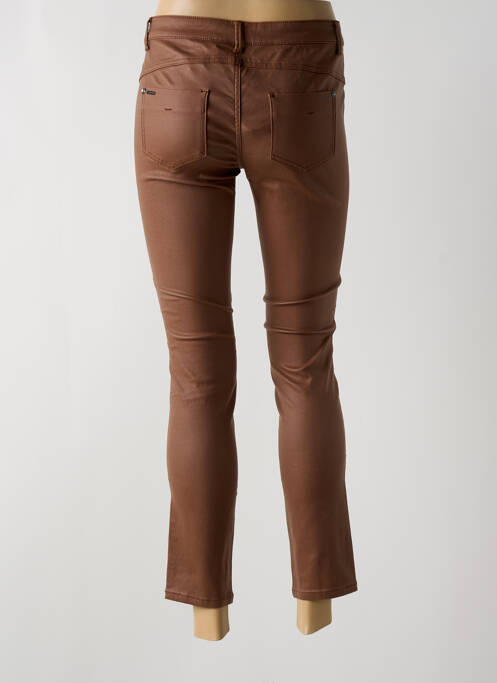 Pantalon slim marron STREET ONE pour femme