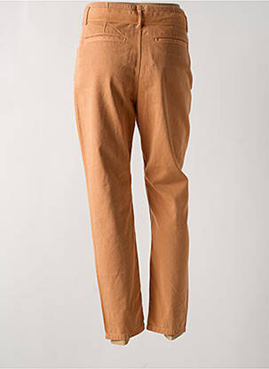 Pantalon 7/8 taille haute taille haute orange GEISHA femme