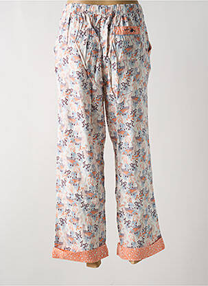 Pantalon droit tissage popeline taille normale orange WHITE STUFF femme
