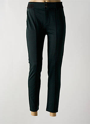 Pantalon 7/8 taille haute taille haute vert STREET ONE femme
