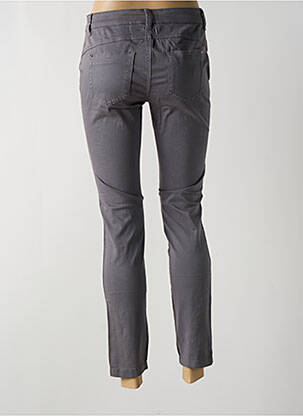 Pantalon 7/8 stretch taille basse gris STREET ONE femme