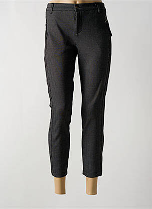 Pantalon 7/8 stretch taille basse gris STREET ONE femme