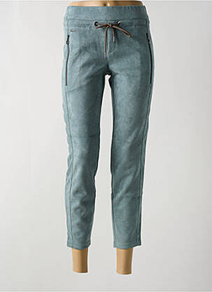 Pantalon 7/8 stretch taille normale vert STREET ONE femme