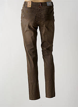 Jeans coupe slim stretch taille normale marron CECIL femme