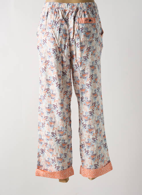 Pantalon droit tissage popeline taille normale orange WHITE STUFF femme