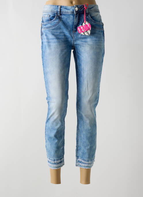 Jeans coupe slim bleu STREET ONE pour femme