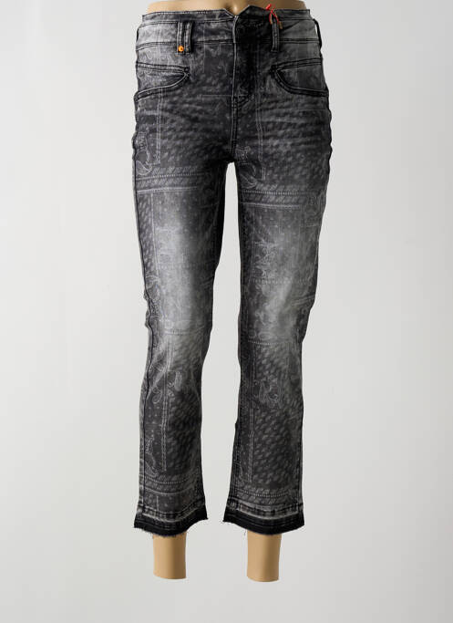 Jeans coupe slim gris STREET ONE pour femme