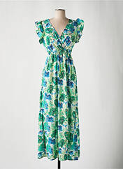 Robe longue vert BY ONE pour femme seconde vue