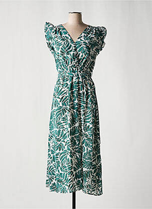 Robe longue vert EMMA & ELLA pour femme