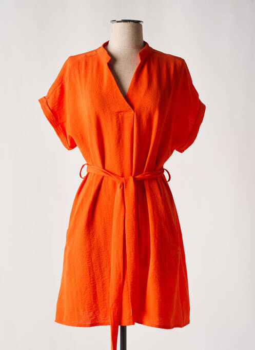 Robe courte orange KILKY pour femme