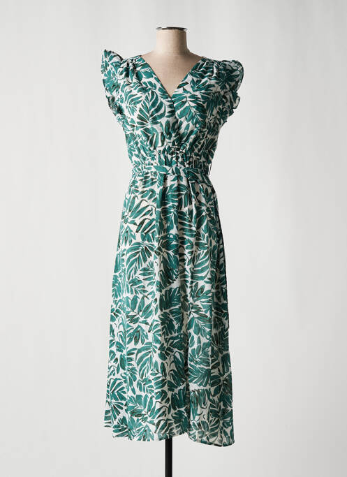 Robe longue vert EMMA & ELLA pour femme