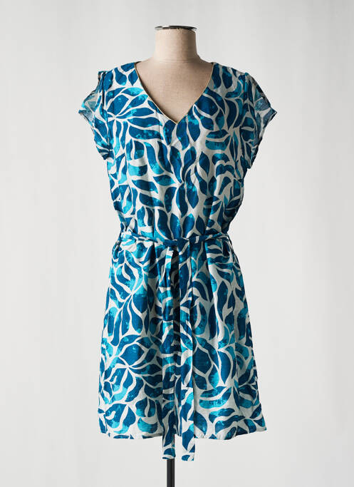 Robe mi-longue bleu EMMA & ELLA pour femme