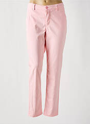 Pantalon chino rose HAPPY pour femme seconde vue