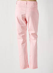 Pantalon chino rose HAPPY pour femme seconde vue