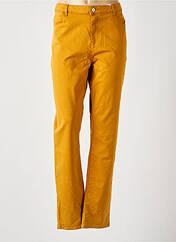 Pantalon droit jaune KANOPE pour femme seconde vue