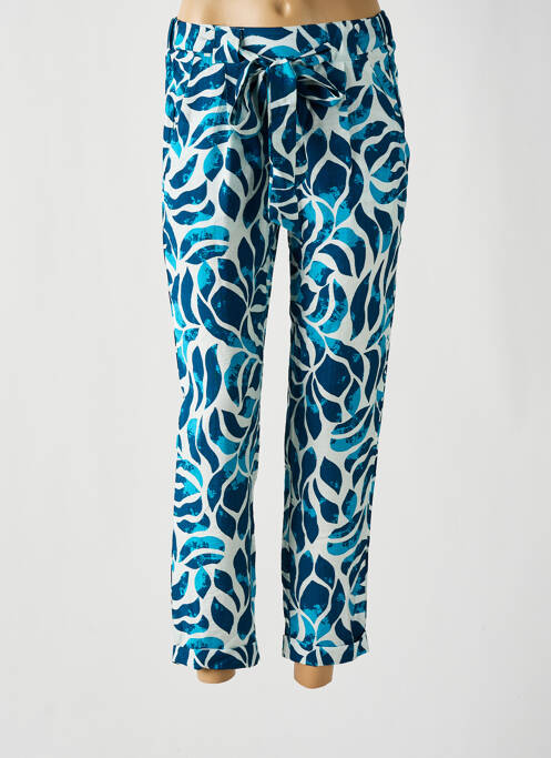 Pantalon 7/8 bleu EMMA & ELLA pour femme