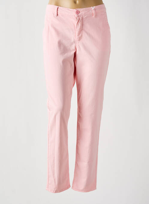 Pantalon chino rose HAPPY pour femme