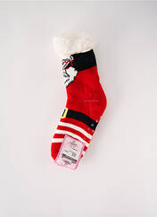 Chaussettes rouge HOME SOCKS pour femme seconde vue