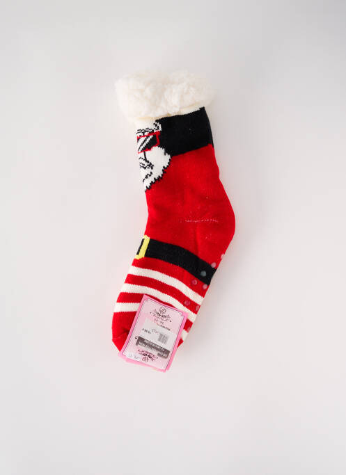 Chaussettes rouge HOME SOCKS pour femme