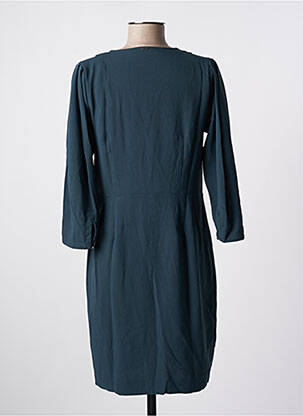 Robe courte manches 3/4 manches 3/4 vert IKKS femme