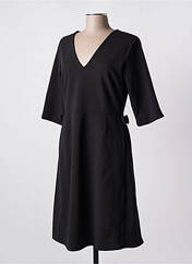 Robe mi-longue noir LA FEE MARABOUTEE pour femme seconde vue