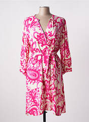 Robe mi-longue rose LA FEE MARABOUTEE pour femme seconde vue