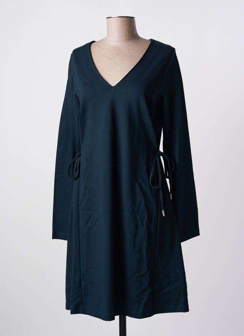 Robe mi-longue manches longues manches longues vert LA FEE MARABOUTEE femme
