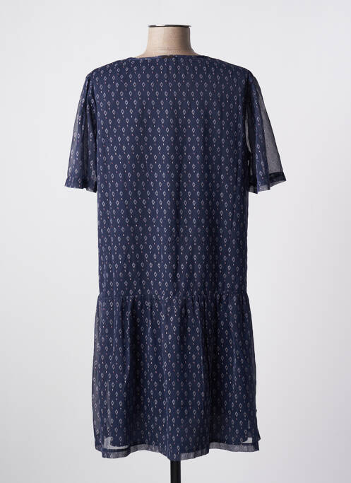 Robe courte bleu ONE STEP pour femme