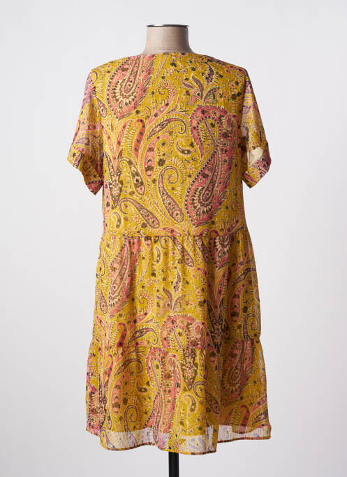 Robe courte jaune IKKS pour femme