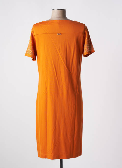 Robe mi-longue orange LIU JO pour femme