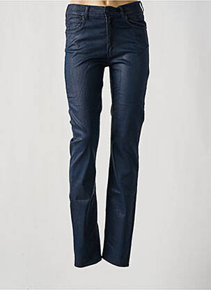 Jeans coupe slim stretch taille haute bleu CIMARRON femme