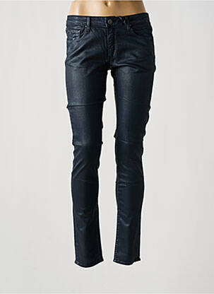 Jeans coupe slim stretch taille haute bleu CIMARRON femme