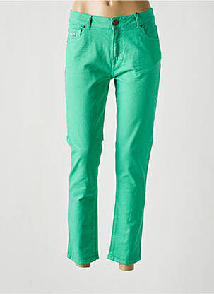 Jeans coupe slim stretch taille normale vert RED LEGEND femme