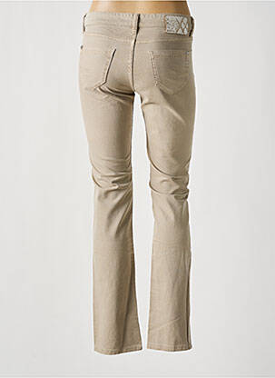 Jeans coupe droite stretch taille basse beige MEXX femme