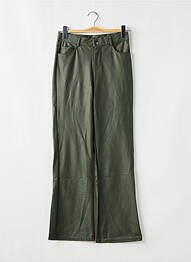 Pantalon flare taille élastique taille haute vert CHERRY KOKO femme