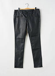 Pantalon slim tissage enduit taille normale noir CIMARRON femme