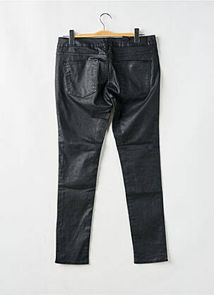 Pantalon slim tissage enduit taille normale noir CIMARRON femme
